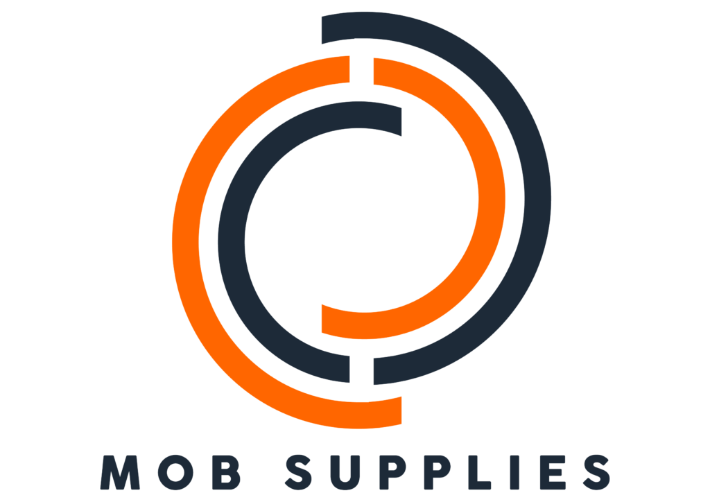 Mob Supllies Logo, Client de L'agence de communication Yovista.