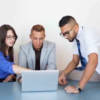 Yovista team in a business meeting.
